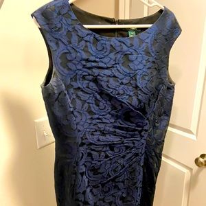 Ralph Lauren black and navy dress